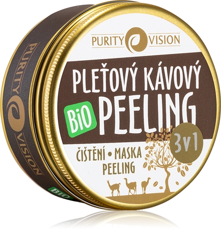 Purity Vision BIO peeling facial com extratos de café