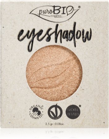 puroBIO Cosmetics Compact Eyeshadows oční stíny náhradní náplň
