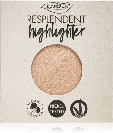 puroBIO Cosmetics Resplendent Highlighter illuminante in crema ricarica