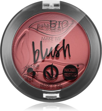 puroBIO Cosmetics Long-lasting Blush blush in polvere