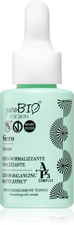 puroBIO Cosmetics Sebum-Balancing Serum serum antyoksydujące przeciw starzeniu się skóry