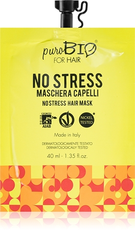 puroBIO Cosmetics No Stress revitalizační maska na vlasy