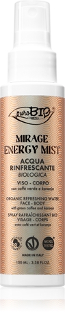 puroBIO Cosmetics Mirage Energy Mist frissítő test spray hölgyeknek