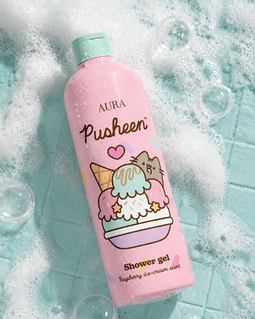 Pusheen Raspberry Ice-Cream Gel douche