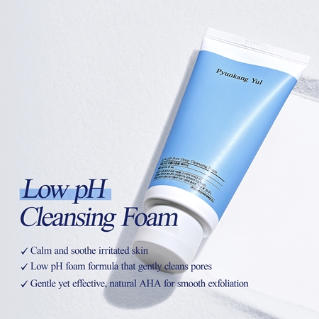 Pyunkang Yul Deep Cleansing Low pH mousse nettoyante en profondeur pour peaux sensibles et sèches