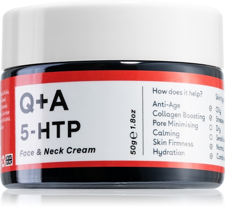 Q+A 5-HTP zpevňující protivráskový krém na obličej
