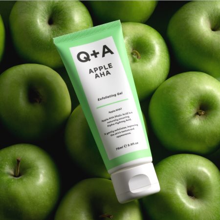Q+A Apple AHA Reinigungsgel mit Peelingwirkung