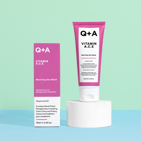 Q+A Vitamin A. C. E gel maska za obnavljanje lica s vitaminima A, C, E
