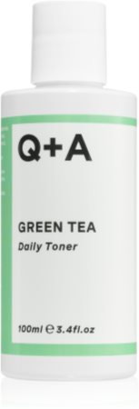 Q+A Green Tea Reinigendes Gesichtshauttonikum mit grünem Tee