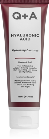 Q+A Hyaluronic Acid hydratační čisticí gel s kyselinou hyaluronovou