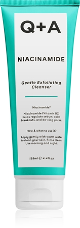 Q+A Niacinamide exfoliační čisticí gel