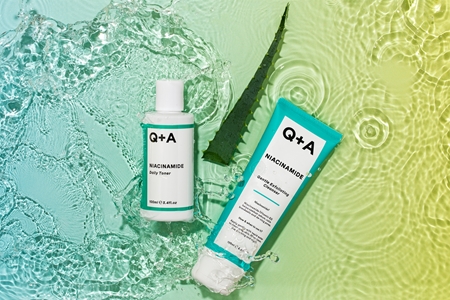 Q+A Niacinamide kuoriva puhdistusgeeli