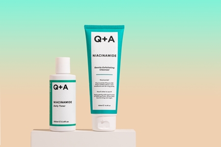 Q+A Niacinamide kuoriva puhdistusgeeli