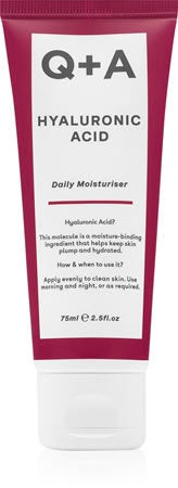 Q+A Hyaluronic Acid hydratační krém na obličej pro každodenní použití