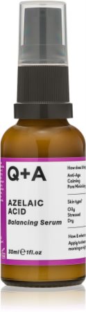 Q+A Azelaic Acid tasapainottava ja ihon laatua parantava seerumi