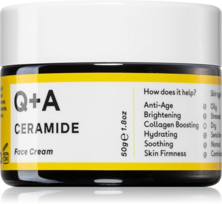 Q+A Ceramide поживний крем для обличчя з керамідами