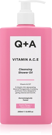 Q+A Vitamin A. C. E pflegendes Duschgel