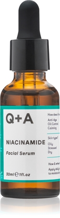 Q+A Niacinamide Lysende ansigtsserum med nicotinamid