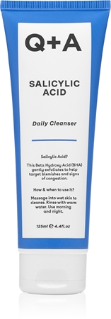 Q+A Salicylic Acid exfoliating cleansing gel for everyday use