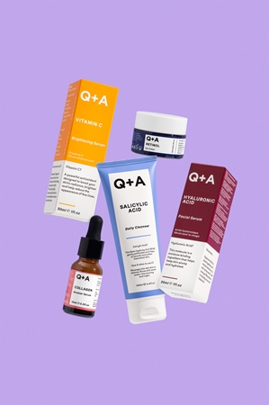 Q+A Salicylic Acid exfoliating cleansing gel for everyday use