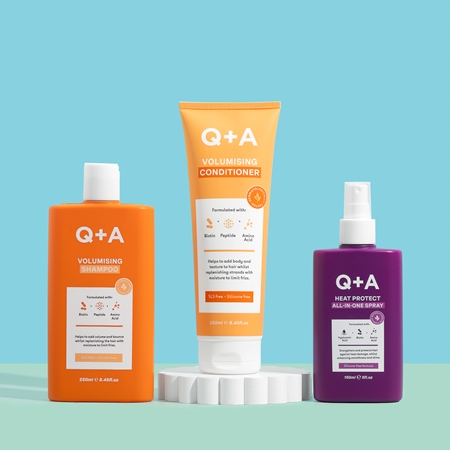 Q+A Voluminising shampoing volume