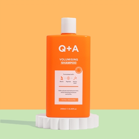 Q+A Voluminising shampoing volume
