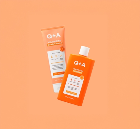 Q+A Voluminising shampoing volume