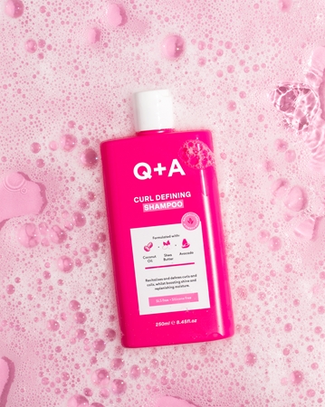 Q+A Curl Defining hydrating and curl defining shampoo