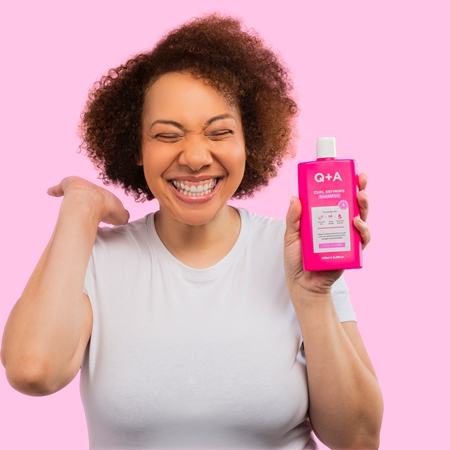 Q+A Curl Defining hydrating and curl defining shampoo