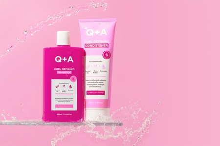 Q+A Curl Defining hydrating and curl defining shampoo