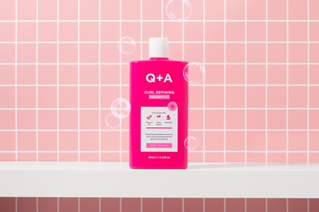 Q+A Curl Defining hydrating and curl defining shampoo
