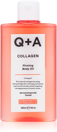 Q+A Collagen spevňujúci telový olej