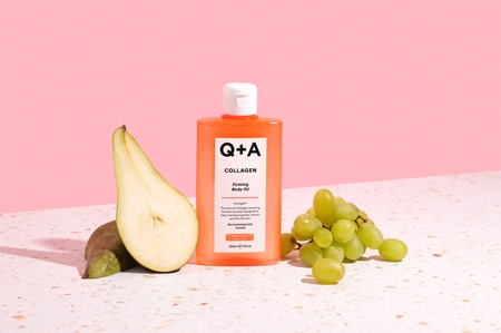 Q+A Collagen spevňujúci telový olej
