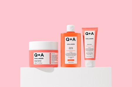 Q+A Collagen spevňujúci telový olej
