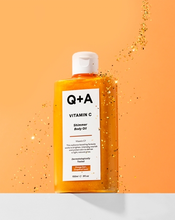 Q+A Vitamin C trblietavý olej na telo