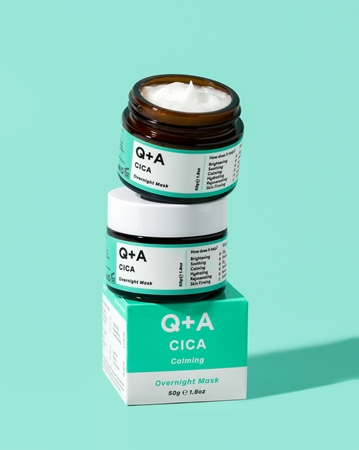 Q+A Cica δροσιστική και καταπραϋντική μάσκα νύχτας