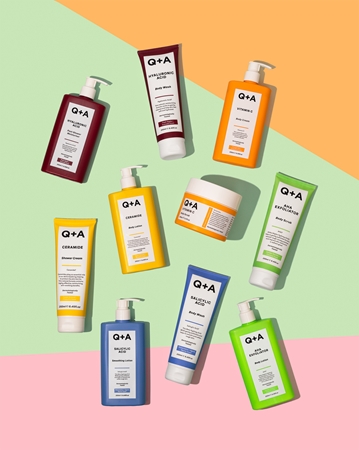 Q+A Vitamin C gommage corps éclat