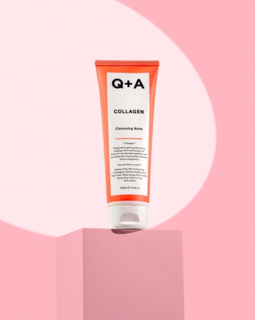 Q+A Collagen Makeup Removing Cleansing Balm with nourishing effect