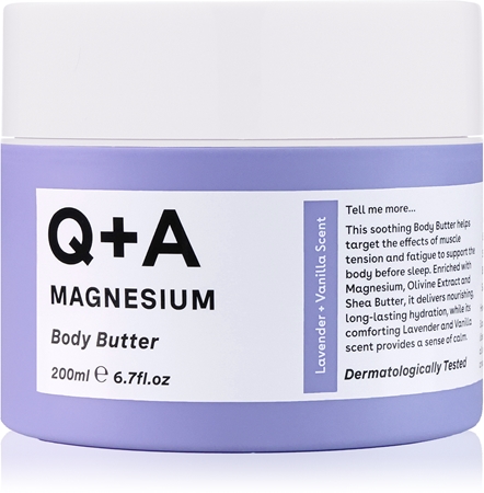 Q+A Magnesium beurre corporel