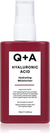 Q+A Hyaluronic Acid Light Moisturizing Cream for the face