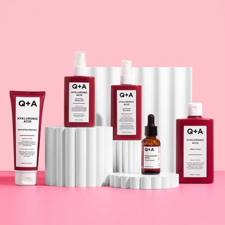 Q+A Hyaluronic Acid Light Moisturizing Cream for the face