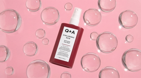 Q+A Hyaluronic Acid face mist for intensive hydration