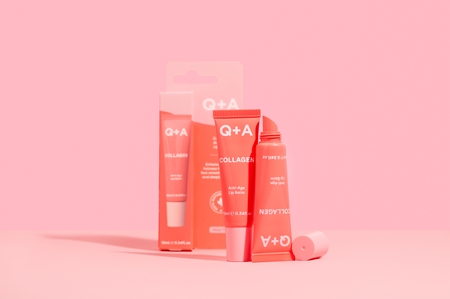 Q+A Collagen Tinted Lip Balm with moisturising effect