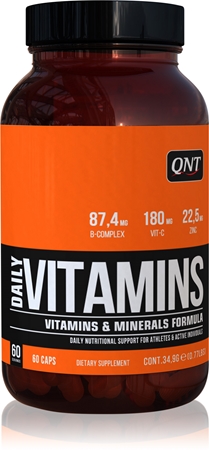 QNT Daily Vitamins capsules au complexe multivitaminé