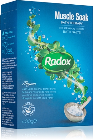 Radox Muscle Soak sel de bain pour relaxer les muscles