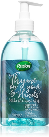 Radox Thyme on your hands? tekući sapun s antibakterijskim sastavom