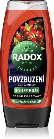 Radox Men Invigorating fürdőgél férfiaknak 3 az 1-ben