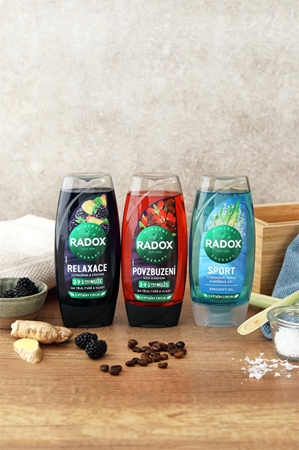 Radox Sport Mint & Sea Salt gel douche rafraîchissant conditionnement avantageux