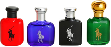 Ralph Lauren The World of Polo Fragrances Gift Set I. Red + Blue + Black + Green