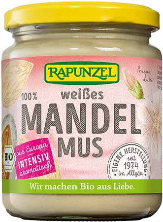 Rapunzel Mandelmus Weisses BIO 100% ořechový krém z mandlí